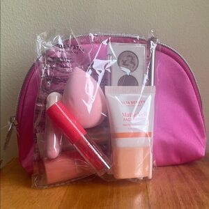 Ulta Beauty Set with Pink Bag